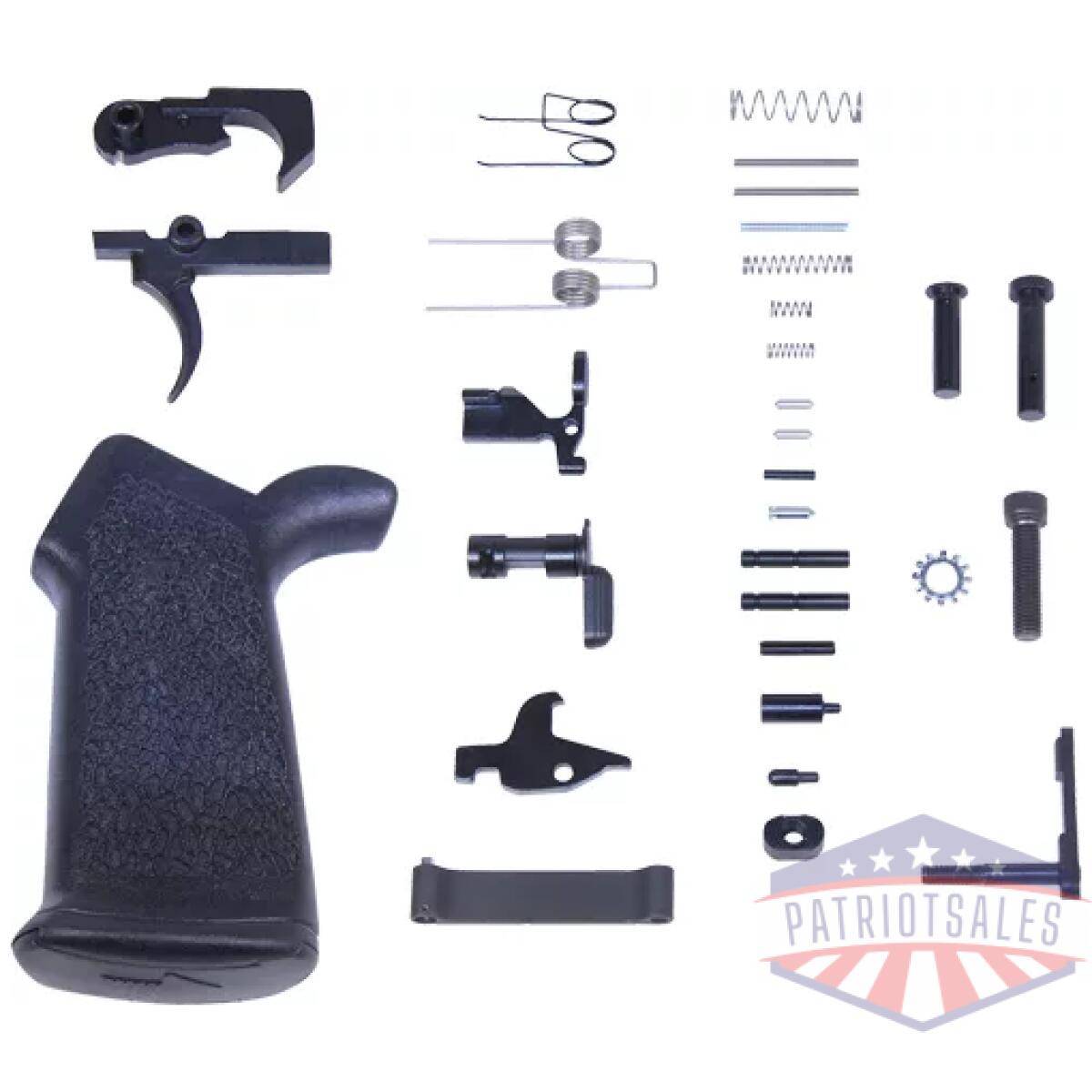 Zlpkgrip308_1. Webp - guntec complete lower parts - kit ar10 w/ ergonomic grip - zlpkgrip308 1