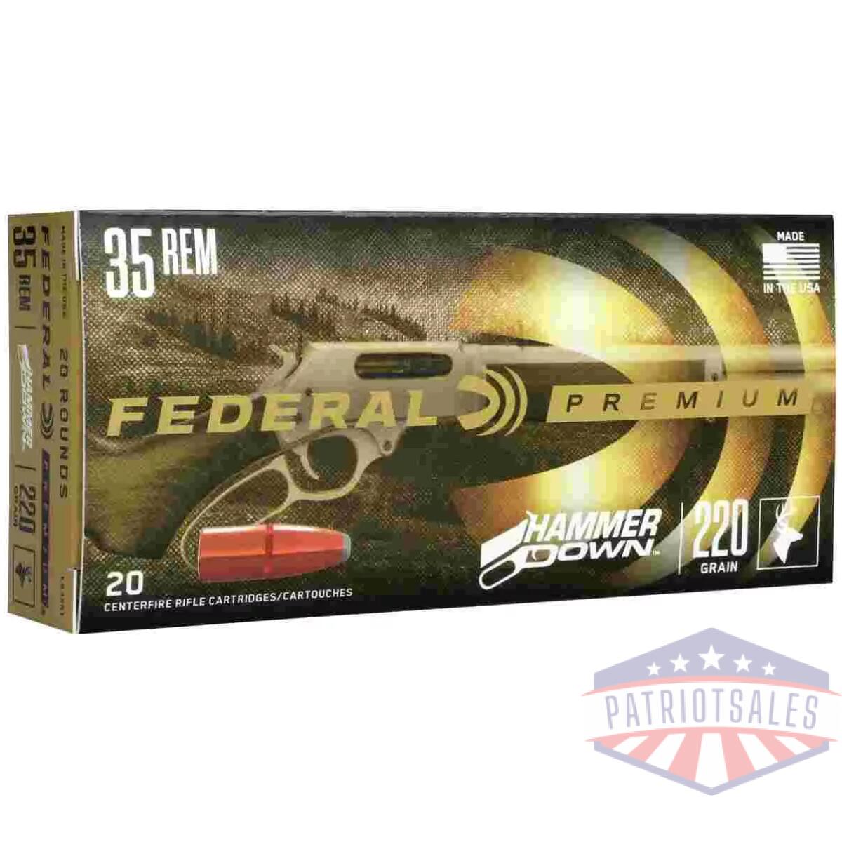 Https3a2f2fmedia. Chattanoogashooting. Com2fimages2fproduct2ffalg35r12ffalg35r1. Webp - federal hammerdown rifle ammunition. 35 rem 220 gr spfn 1990 fps 20/ct - https3a2f2fmedia. Chattanoogashooting. Com2fimages2fproduct2ffalg35r12ffalg35r1