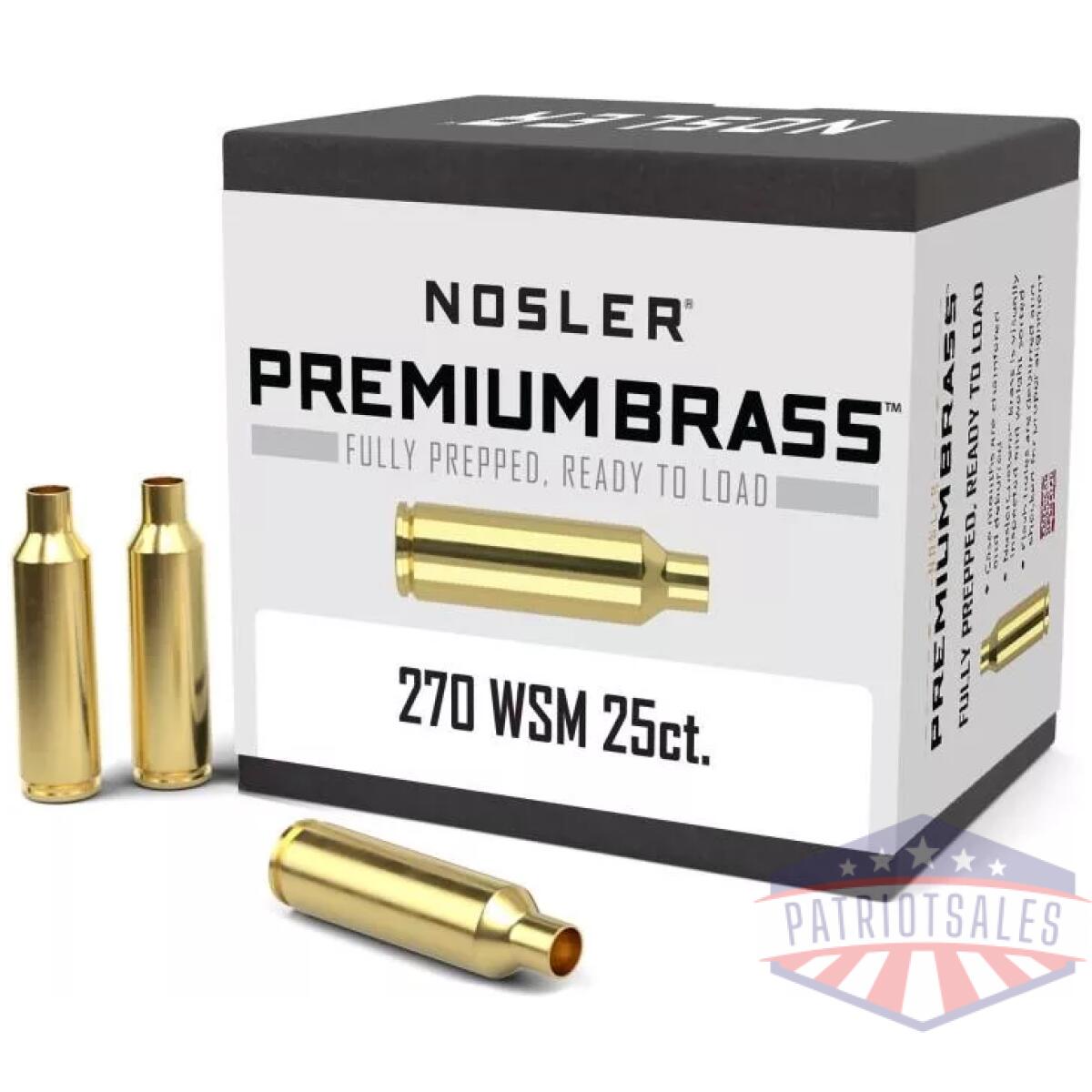 Https3a2f2fmedia. Chattanoogashooting. Com2fimages2fproduct2fno100452fno10045-1. Webp - nosler unprimed brass rifle cartridge cases 25/ct. 270 wsm - https3a2f2fmedia. Chattanoogashooting. Com2fimages2fproduct2fno100452fno10045 1