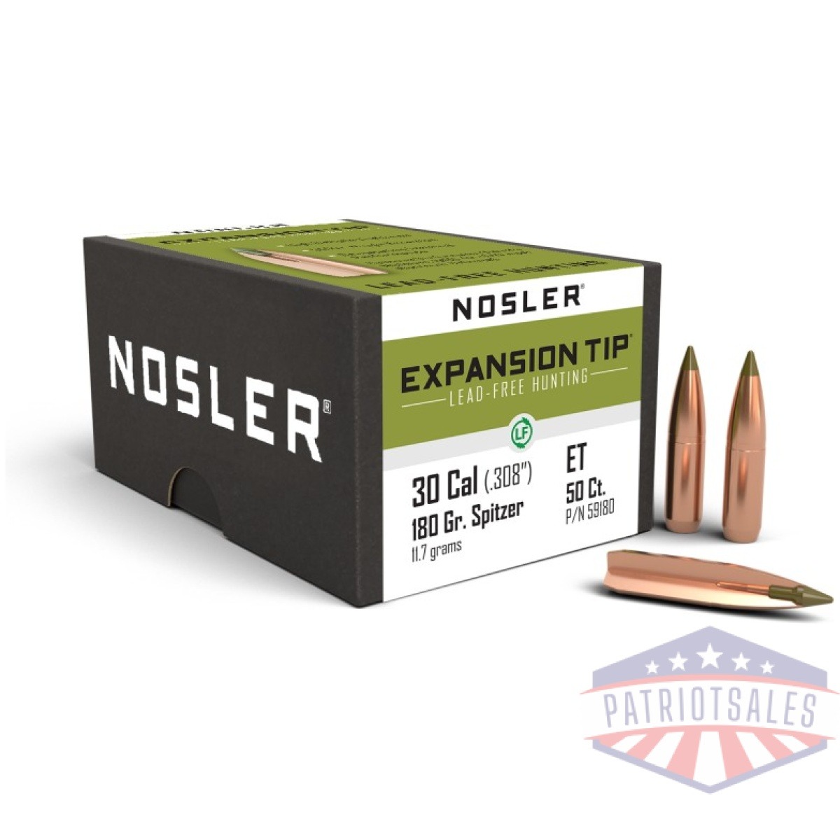 Https3a2f2fmedia. Chattanoogashooting. Com2fimages2fproduct2fno591802fno59180-1. Jpg - nosler e-tip lead-free hunting bullets. 30 cal. 308 180 gr sptz e-tip 50/ct - https3a2f2fmedia. Chattanoogashooting. Com2fimages2fproduct2fno591802fno59180 1