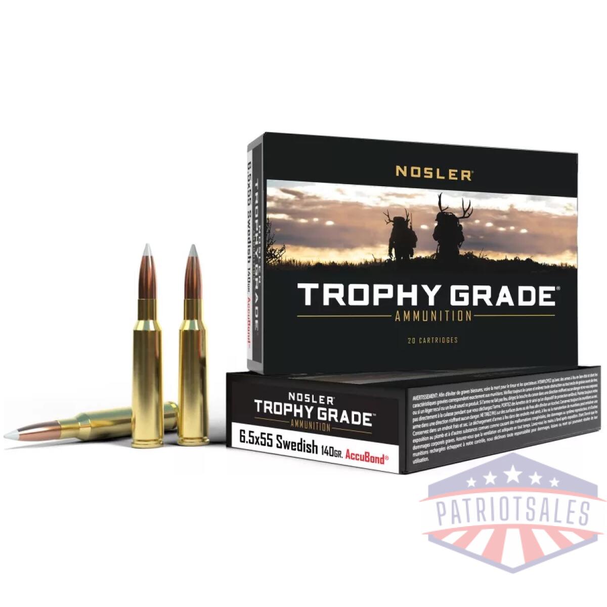 Https3a2f2fmedia. Chattanoogashooting. Com2fimages2fproduct2fno600222fno60022-1. Webp - nosler trophy grade rifle ammunition 6. 5x55mm 140 gr ab 2650 fps - 20/box - https3a2f2fmedia. Chattanoogashooting. Com2fimages2fproduct2fno600222fno60022 1