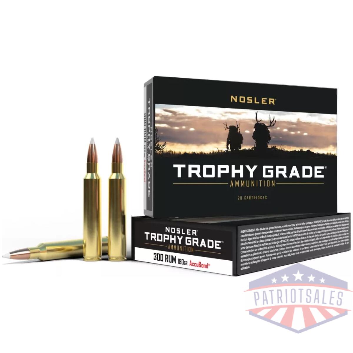 Https3a2f2fmedia. Chattanoogashooting. Com2fimages2fproduct2fno600652fno60065-1. Webp - nosler trophy grade rifle ammunition. 300 rum 180 gr ab 3250 fps - 20/ct - https3a2f2fmedia. Chattanoogashooting. Com2fimages2fproduct2fno600652fno60065 1