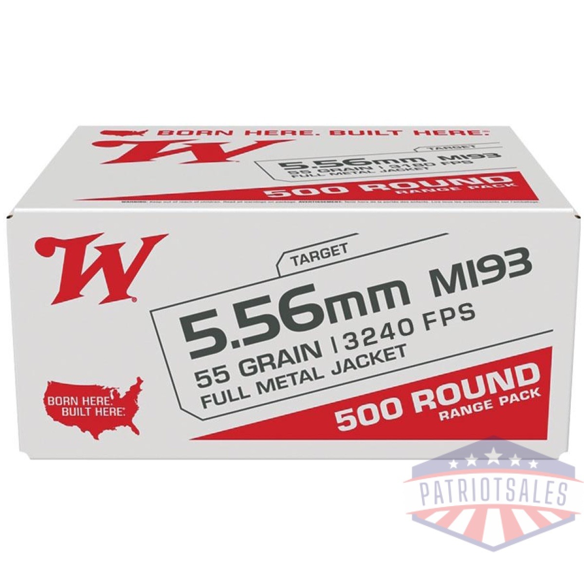 Winchester usa lake city m193 5. 56mm 55gr fmj bulk ammo - winchester usa lake city m193 rifle ammunition 5. 56mm 55 gr. Fmj 3240 fps 500/ct (bulk box) - https3a2f2fmedia. Chattanoogashooting. Com2fimages2fproduct2fwnwm1935002fwinchester usa lake city m193 rifle ammunition 5 56mm 55 gr fmj 3240 fps 500ct bulk box main