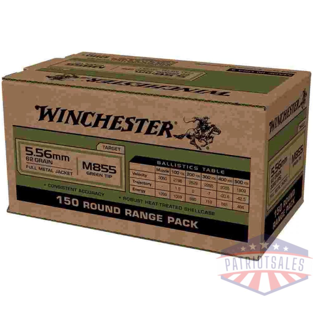 Https3a2f2fmedia. Chattanoogashooting. Com2fimages2fproduct2fwnwm8551502fwnwm855150-2_2. Webp - winchester usa lake city m855 green tip rifle ammunition 5. 56mm 62 gr. Fmj 1255 fps 150/ct - https3a2f2fmedia. Chattanoogashooting. Com2fimages2fproduct2fwnwm8551502fwnwm855150 2 2