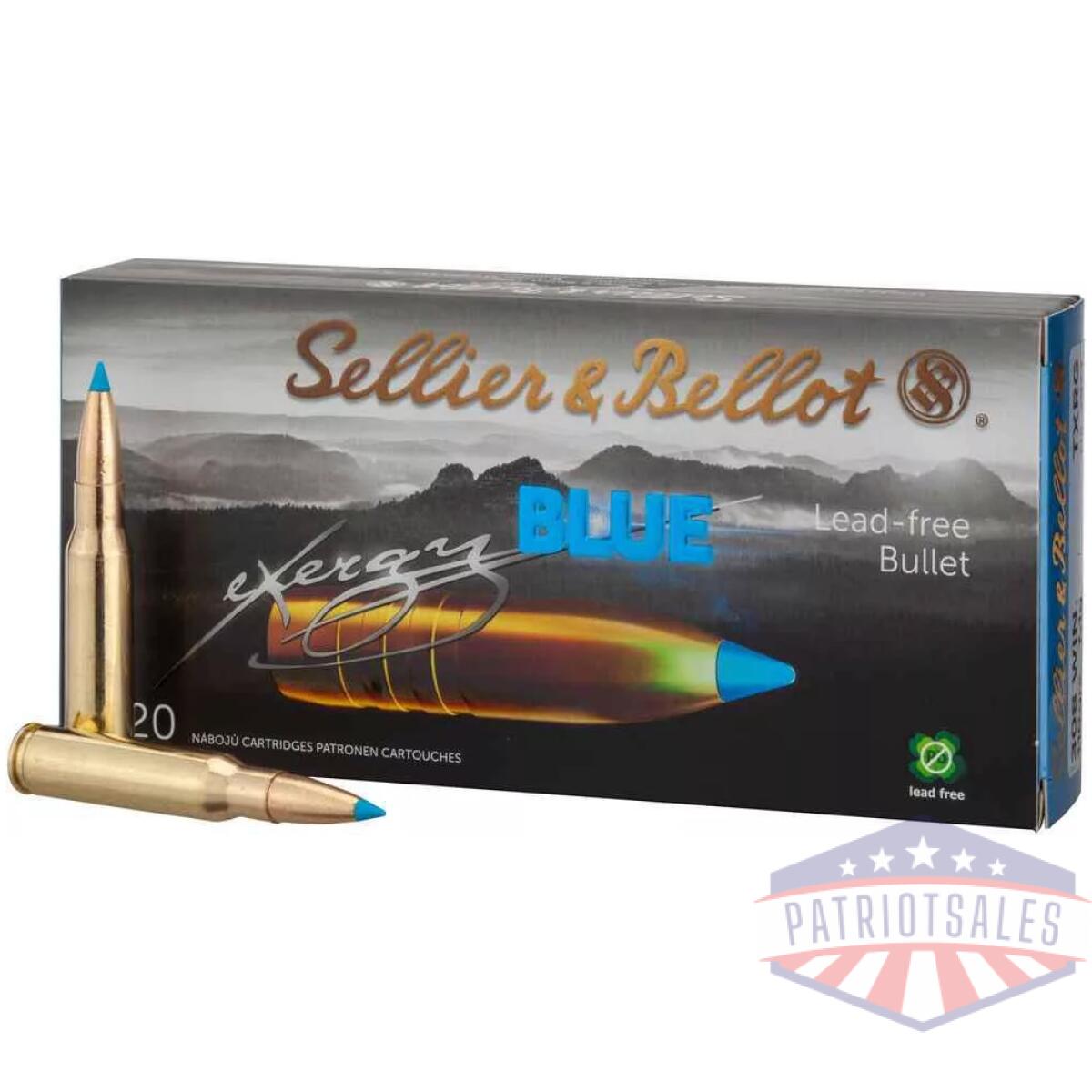 Https3a2f2fmedia. Chattanoogashooting. Com2fimages2fproduct2fzysb308xb2fexergy2520blue. Webp - sellier & bellot exergy blue rifle ammunition. 308 win 110gr 2766 fps 20/ct - https3a2f2fmedia. Chattanoogashooting. Com2fimages2fproduct2fzysb308xb2fexergy2520blue