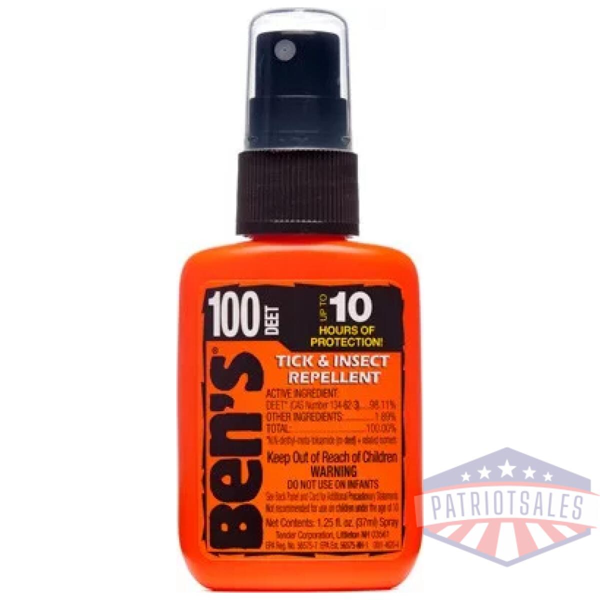 00067070_3. Webp - arb ben's 100 insect repellent - 100% deet 1. 25oz pump (carded) - 00067070 3