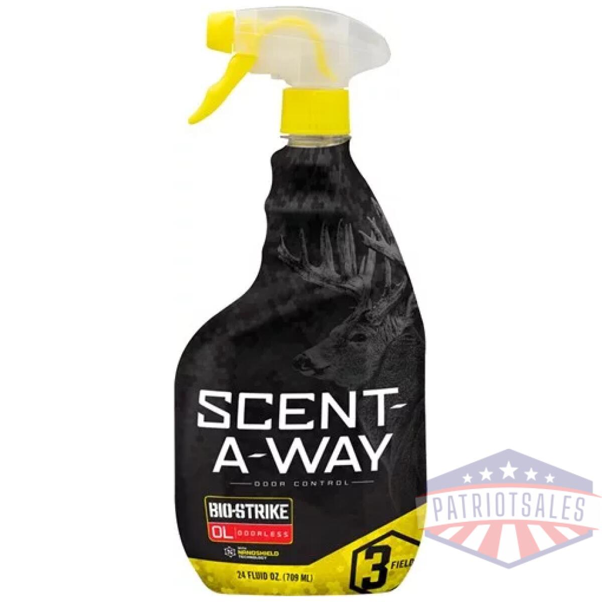 100086. Webp - hs scent elimination spray - scent-a-way bio-strike 24oz - 100086