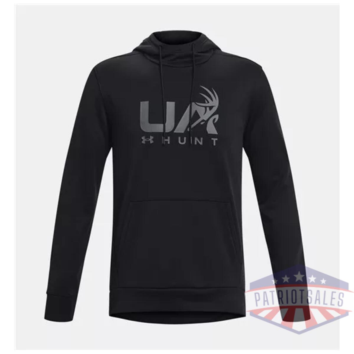 13751140012x. Webp - men's ua armour fleece hunt logo hoodie - 13751140012x