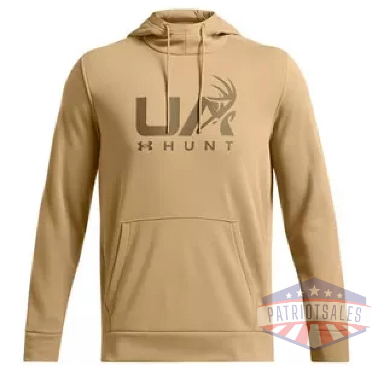 13751142632x. Webp - men's ua armour fleece hunt logo hoodie - 13751142632x