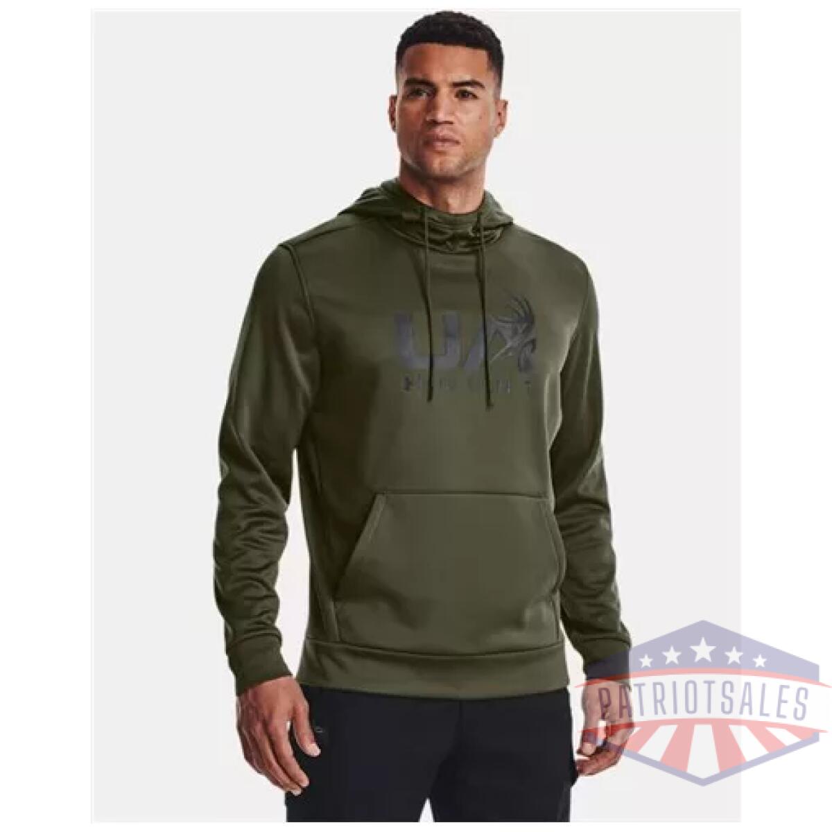 1375114390lg. Webp - men's ua armour fleece hunt logo hoodie - 1375114390lg