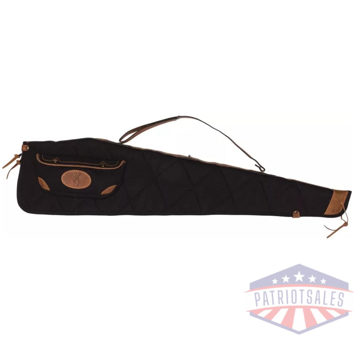 1413889948. Webp - browning lona canvas gun case - 48" scoped black/brown trim - 1413889948