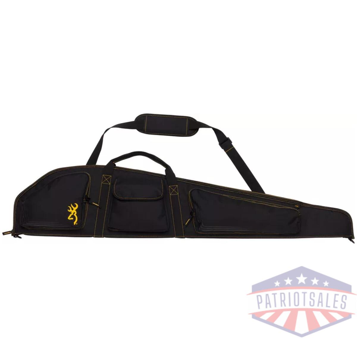 1419589901. Webp - browning buck mark logo gun - case 50" rifle blk/gld w/sling - 1419589901