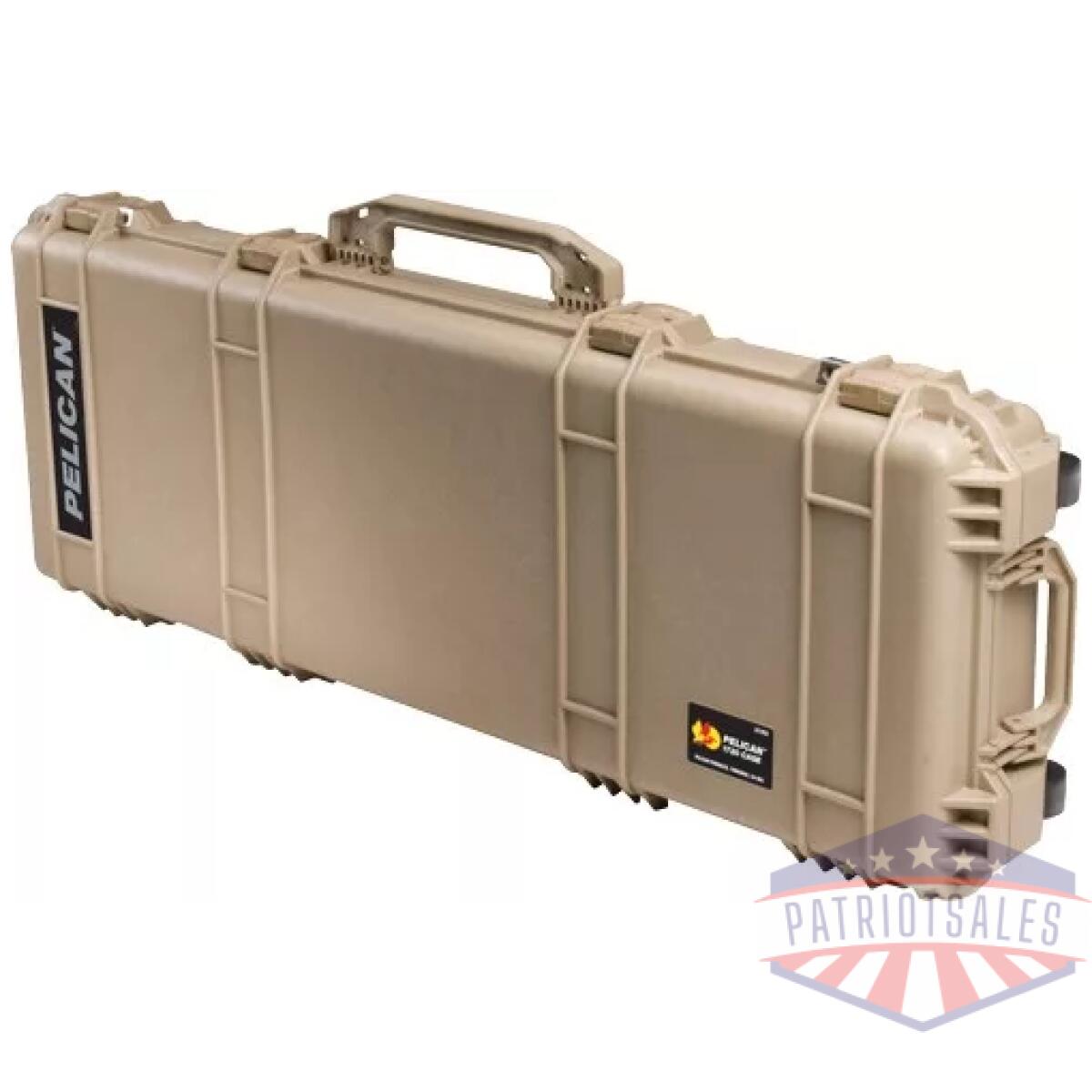 1720ptan. Webp - pelican 1720 protector case w/ - wheels 3 pc foam 42" guns tan - 1720ptan