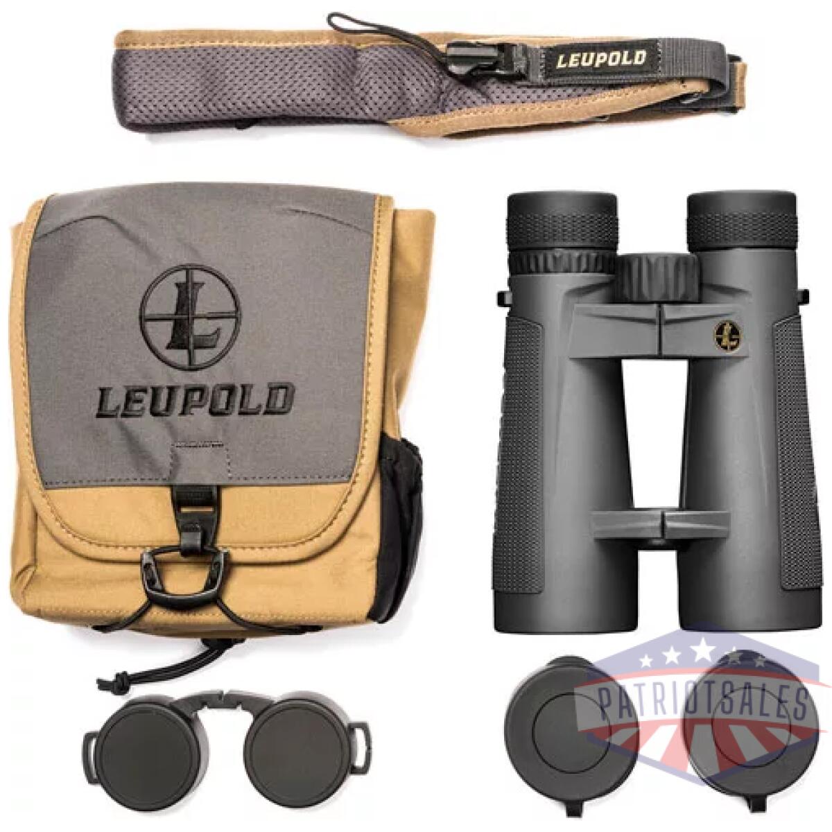 175856_contents. Webp - leupold binocular bx-5 santiam - hd 12x50 roof shadow gray - 175856 contents