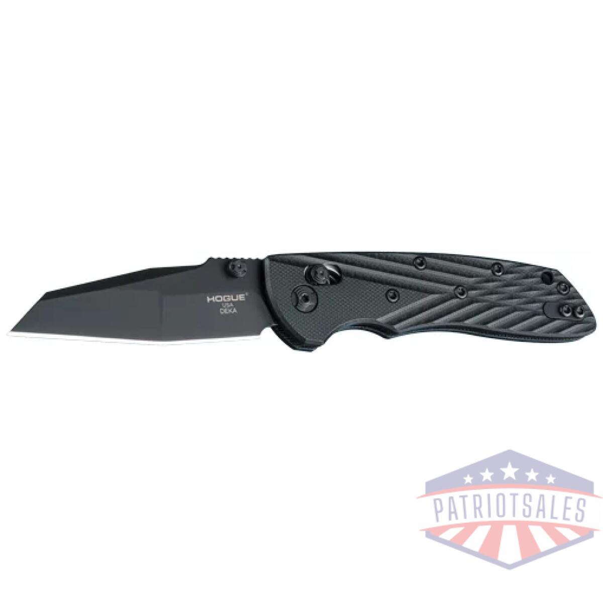 24266h. Webp - hogue deka 3. 25" able lck fldr - wharncliffe g-10 frme black - 24266h