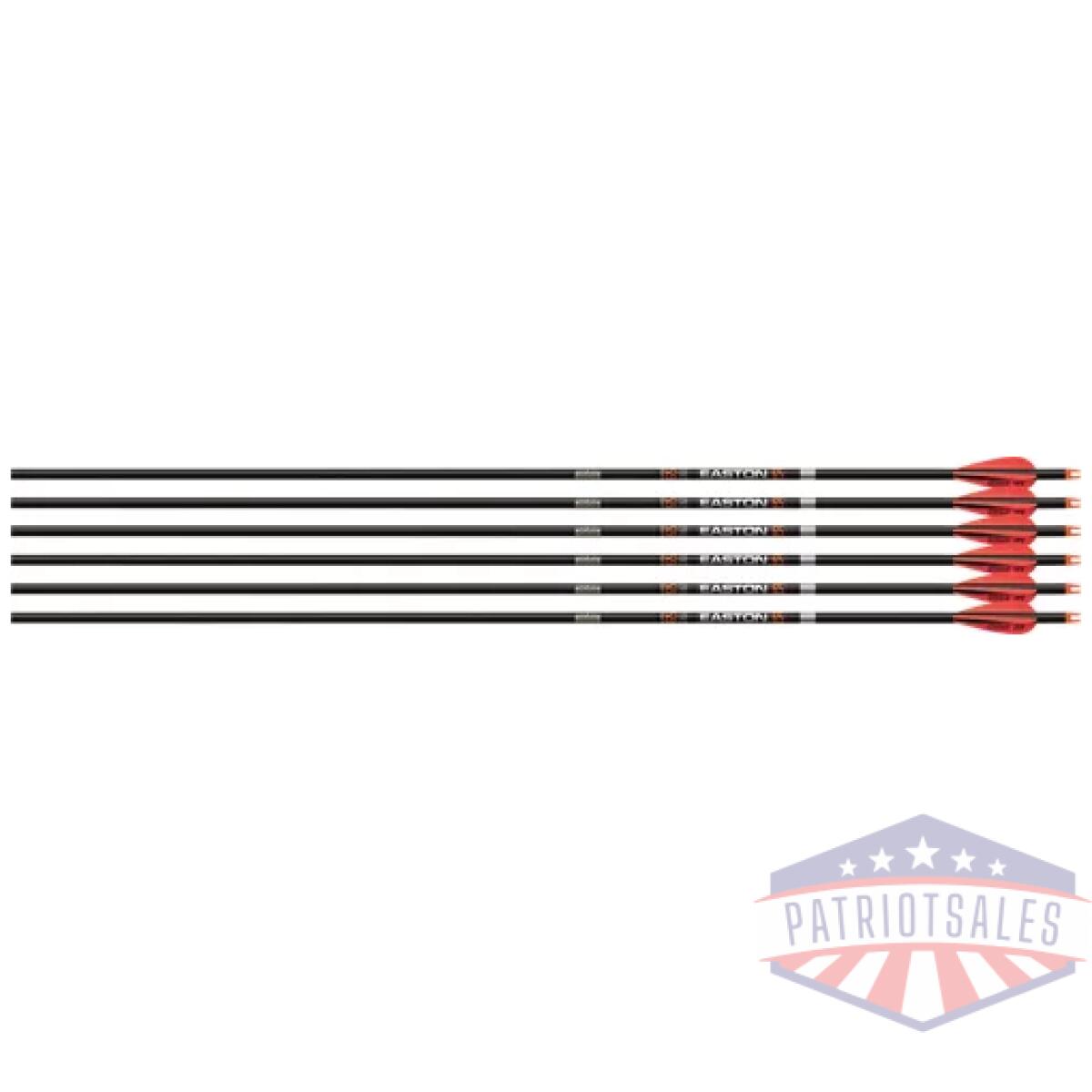 301362. Webp - easton arrow 6. 5mm match grade - 340 w/3" aae hybrid vanes 6pk - 301362