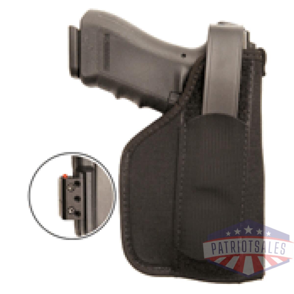 40lh02bk. Gif - blackhawk laser holster #02 - medium/large autos nylon black - 40lh02bk