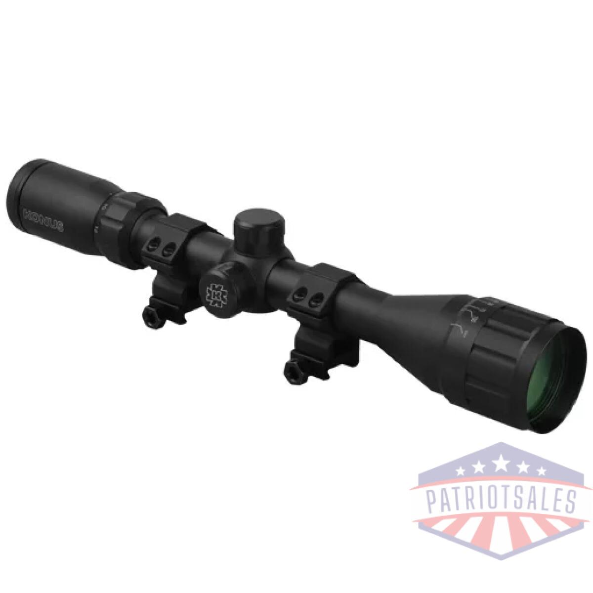 7353. Webp - konus scope fighter 4-12x40 - w/rings ao bdc reticle black - 7353