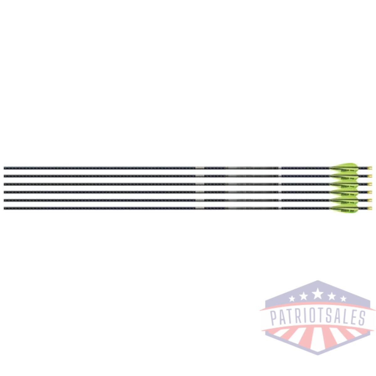 801393. Webp - easton 4mm emj match grade 400 - 6-pack w/ 3" aae hybrid vanes - 801393