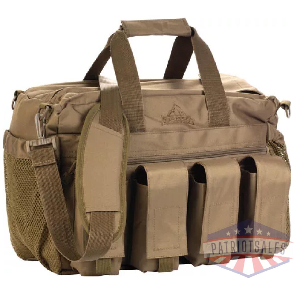 80265coy. Webp - red rock deluxe range bag tan - fold out work/cleaning gun mat - 80265coy