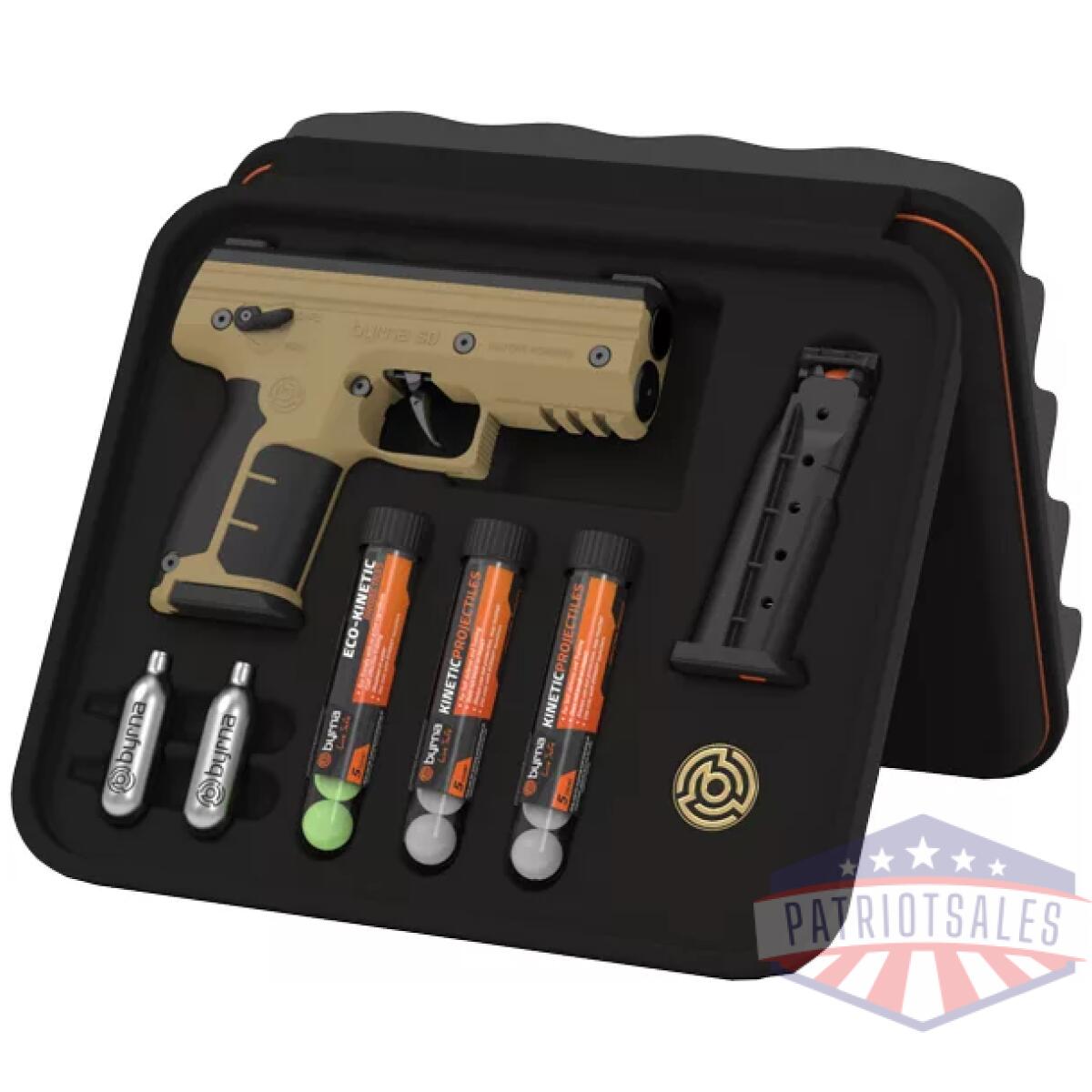 810042110885_1. Webp - byrna sd kinetic kit tan w/ - 2 mags & projectiles - 810042110885 1