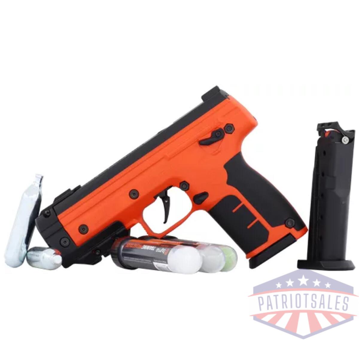 810042113237. Webp - byrna le universal kit orange - w/2 mags & projectiles - 810042113237