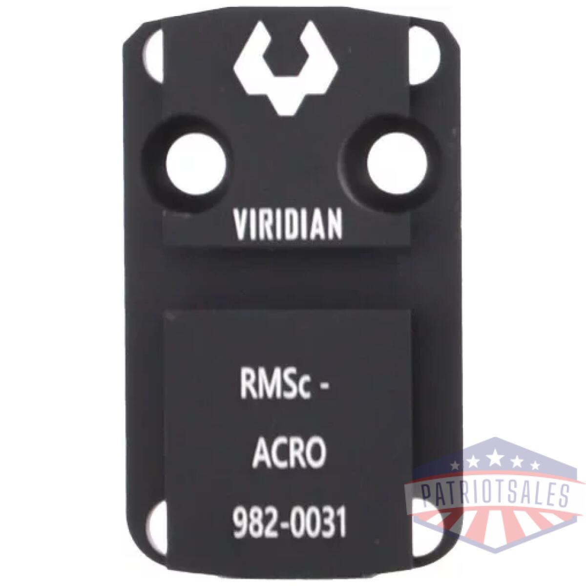 9820031. Webp - viridian rfx44/45 mounting - adapter shield rmsc - 9820031