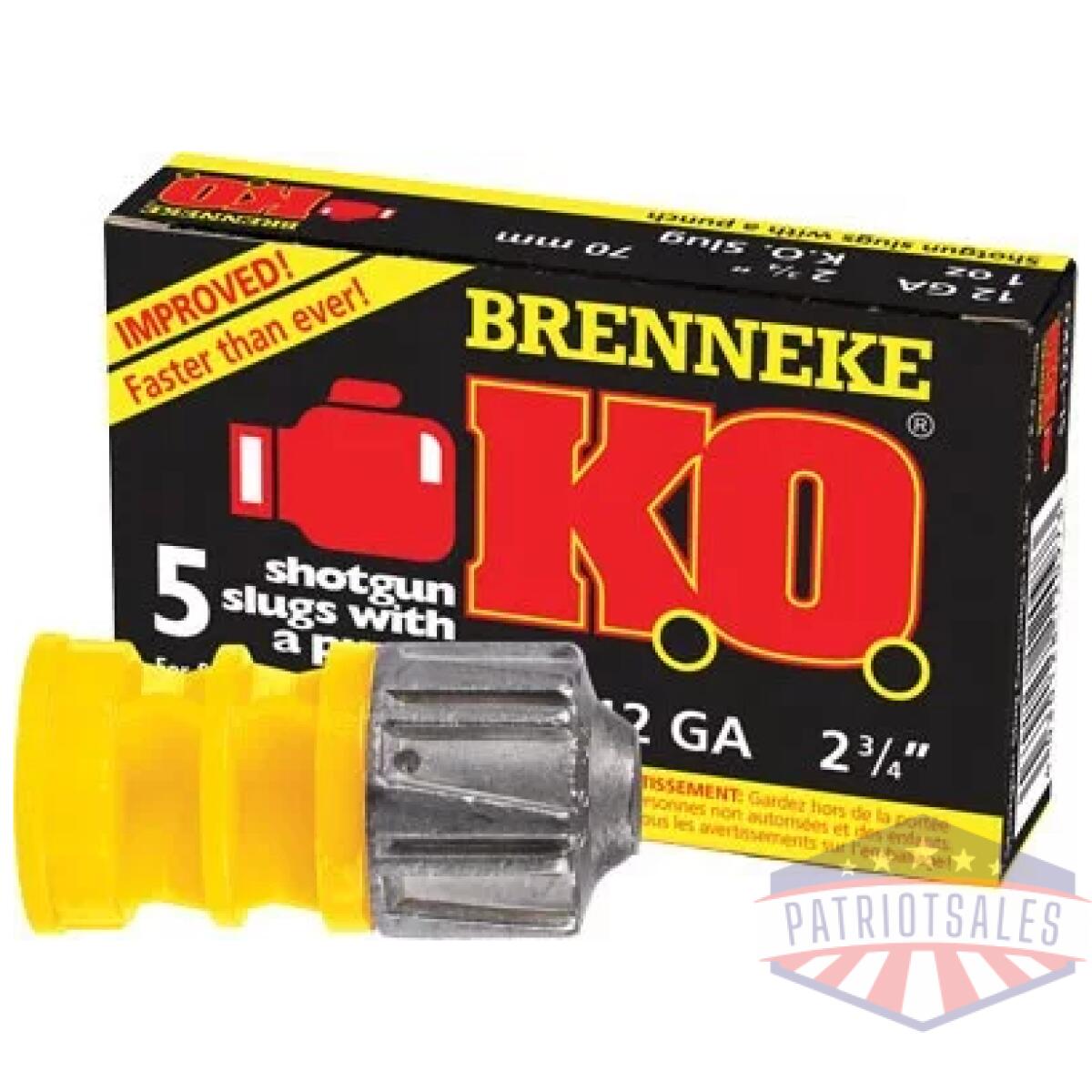 A120970_1_1. Webp - brenneke usa ko 12ga 2. 75" - 1oz slug 5rd 50bx/cs - a120970 1 1