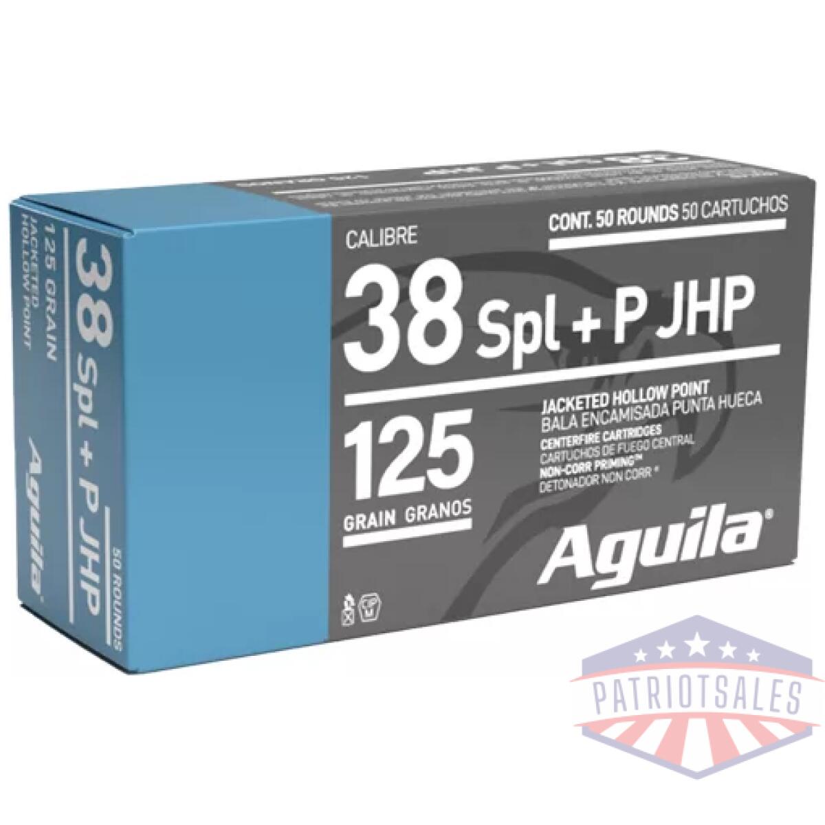 A1e382527. Webp - aguila 38 special 125gr jhp - 50rd 10bx/cs - a1e382527