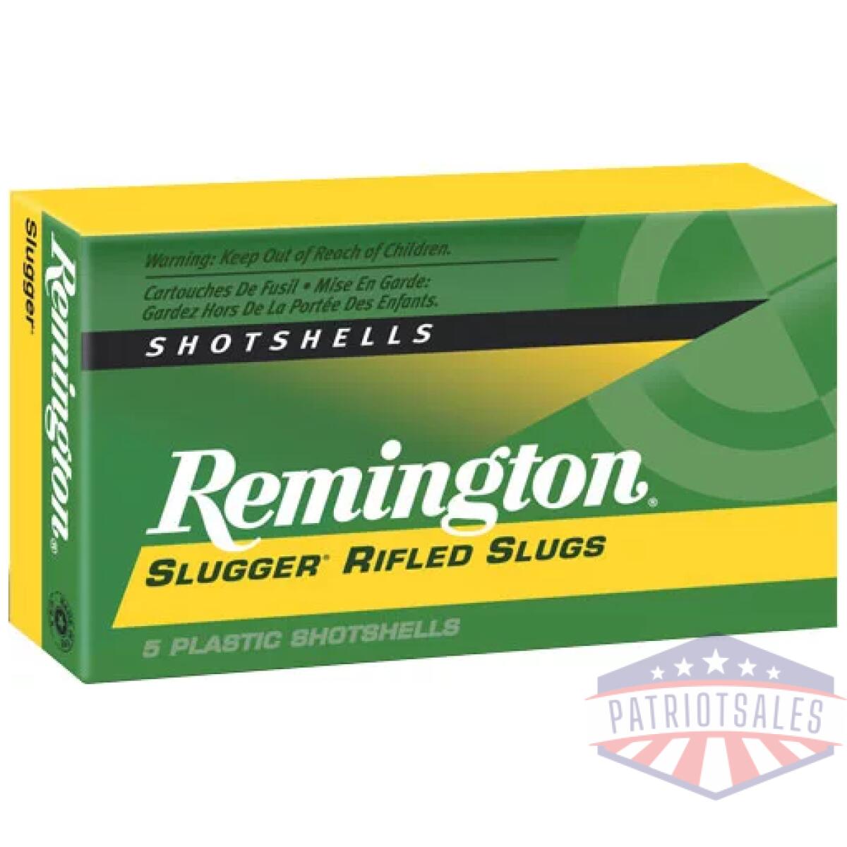 A26880. Webp - remington slugger 12ga 2. 75" - 1oz rifled slug 15rd 5bx/cs - a26880