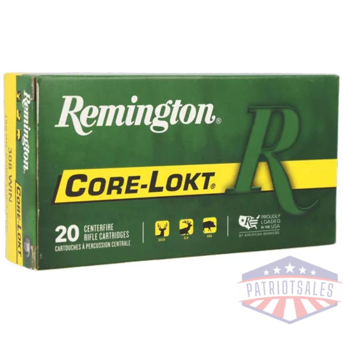 A27842. Webp - remington 308 win 150gr - core-lokt psp 20rd 10bx/cs - a27842