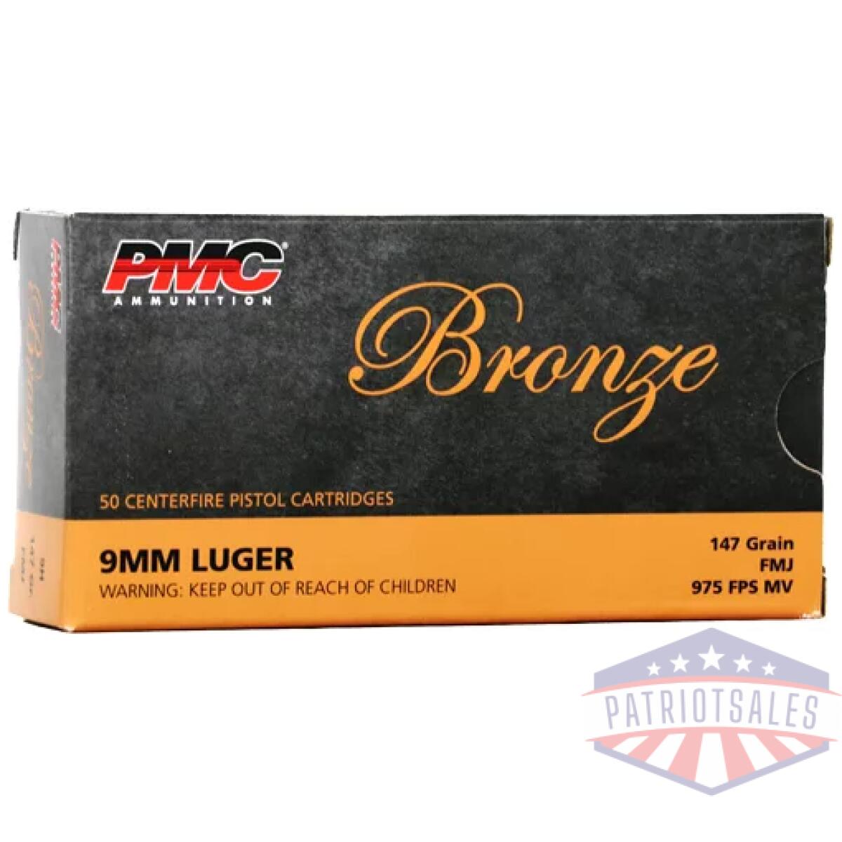 A9h. Webp - pmc 9mm luger 147gr fmj - 50rd 20bx/cs - a9h