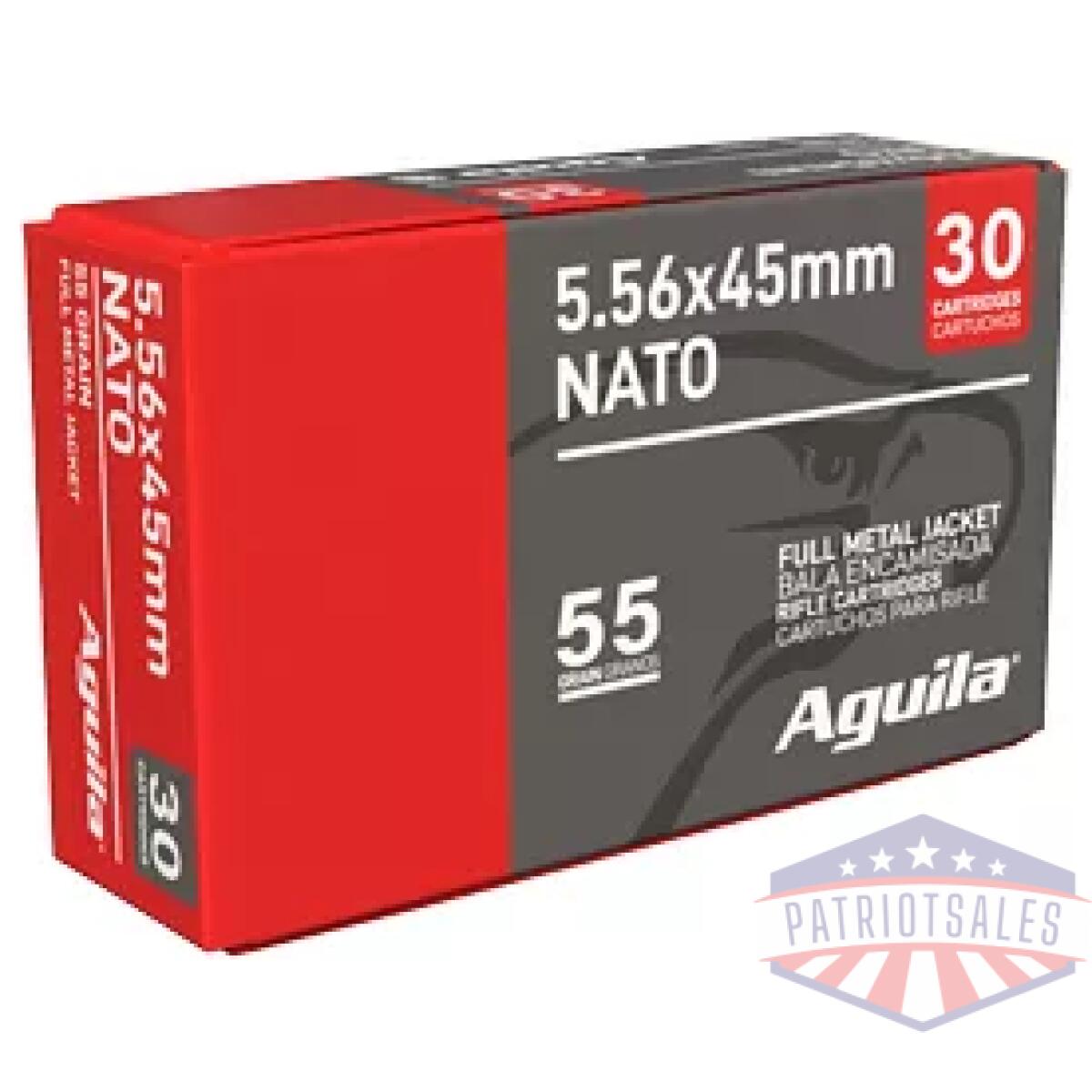 Aga1e556155_1. Webp - aguila 556nato 55gr fmj 30/2250 - aga1e556155 1