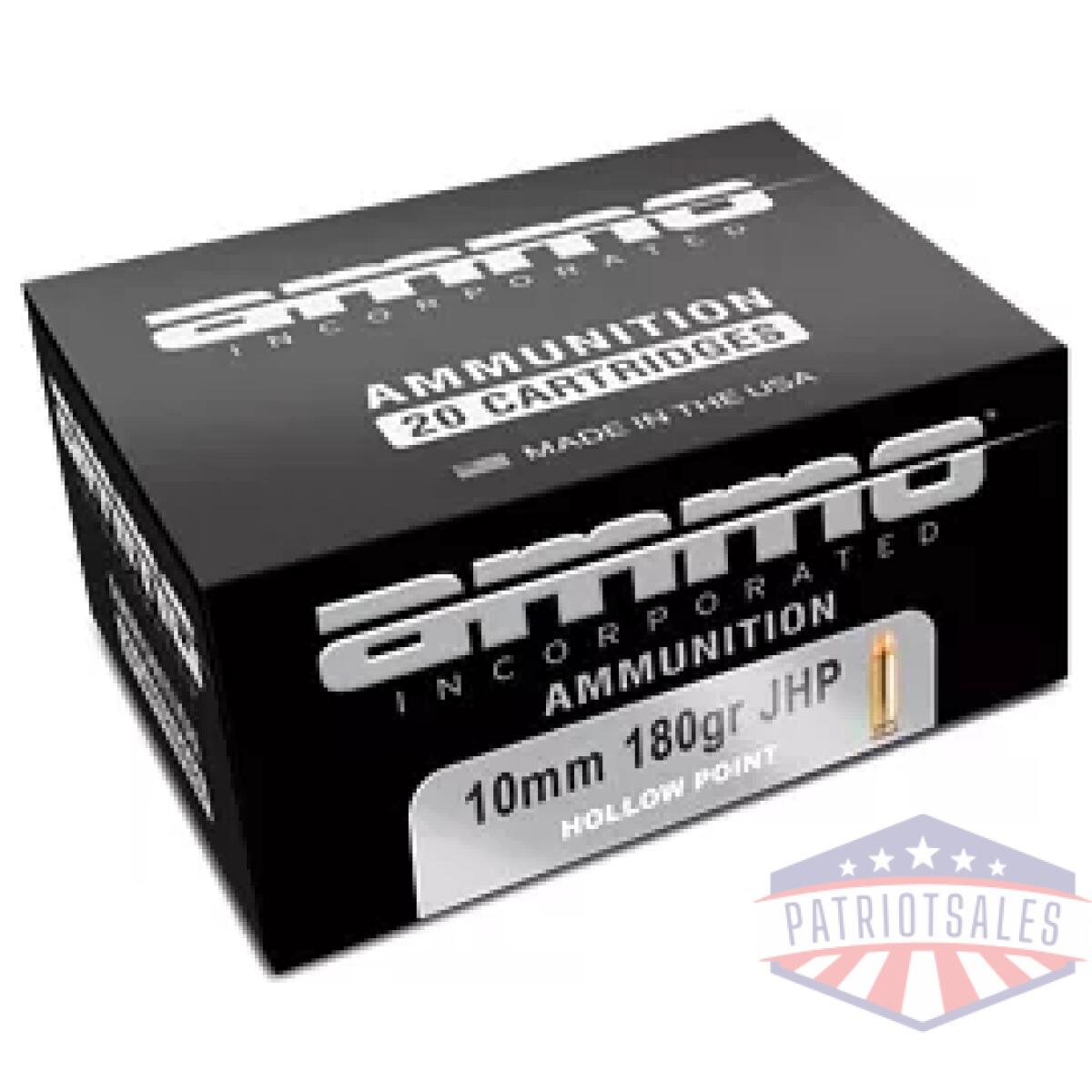 Ami10180jhp-a20_1. Webp - ammo inc 10mm auto 180gr jhp 20/200 - ami10180jhp a20 1