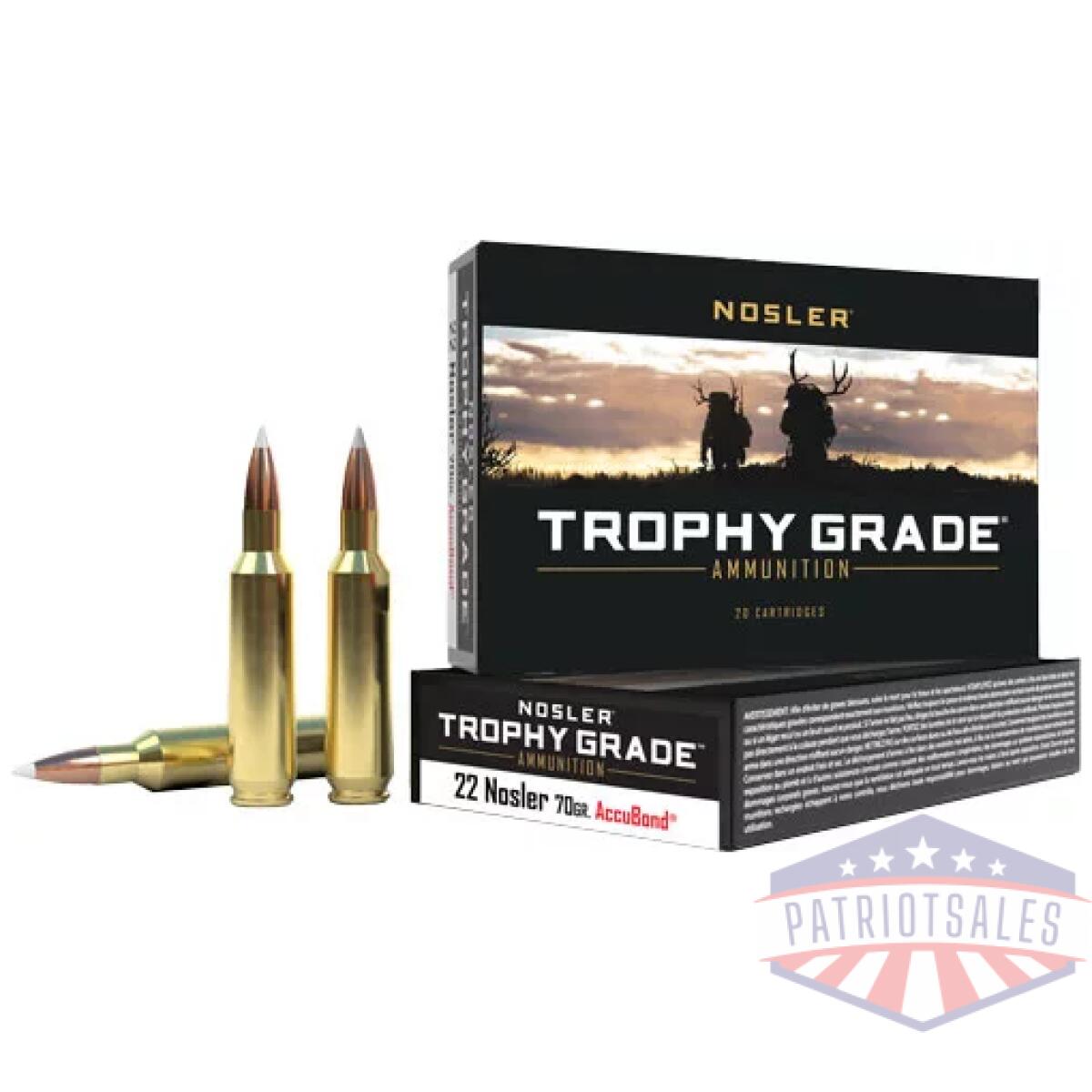 An60918_1. Webp - nosler trophy grade 22 nosler - 70gr accubond tip 20rd 10bx/cs - an60918 1