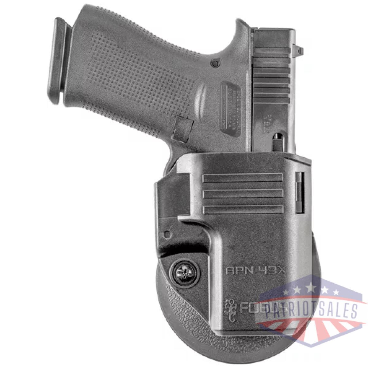 Apn43xjpwg. Webp - fobus holster apendix ambi - for glock 43/43x/mos black - apn43xjpwg