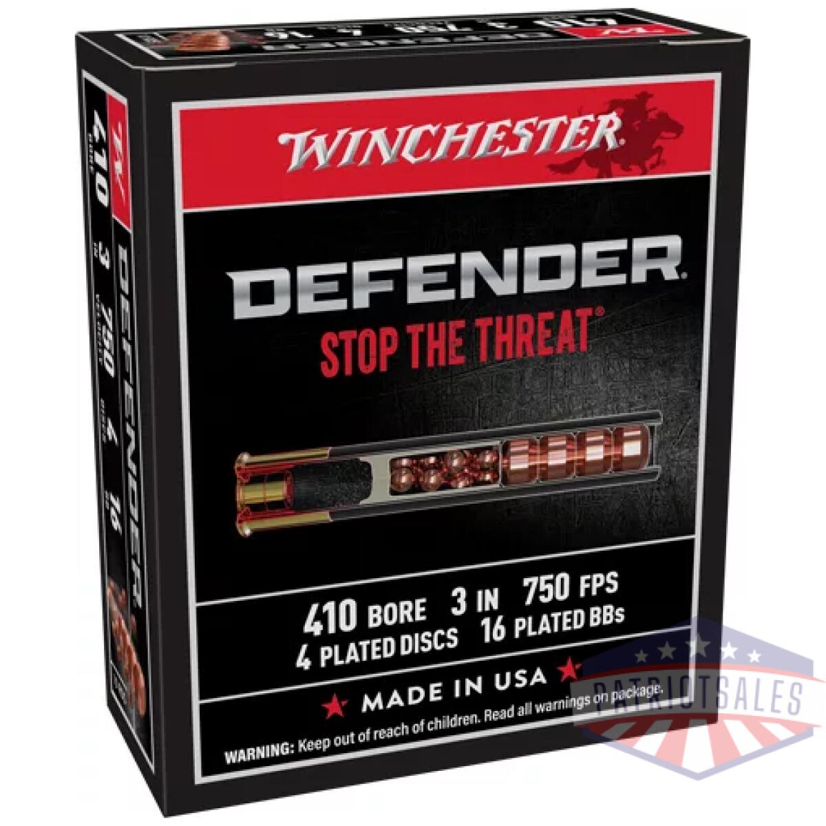 As413pdx1_1. Webp - winchester pdx1 defender 410 - 3" 4dd/16bb 10rd 10bx/cs - as413pdx1 1