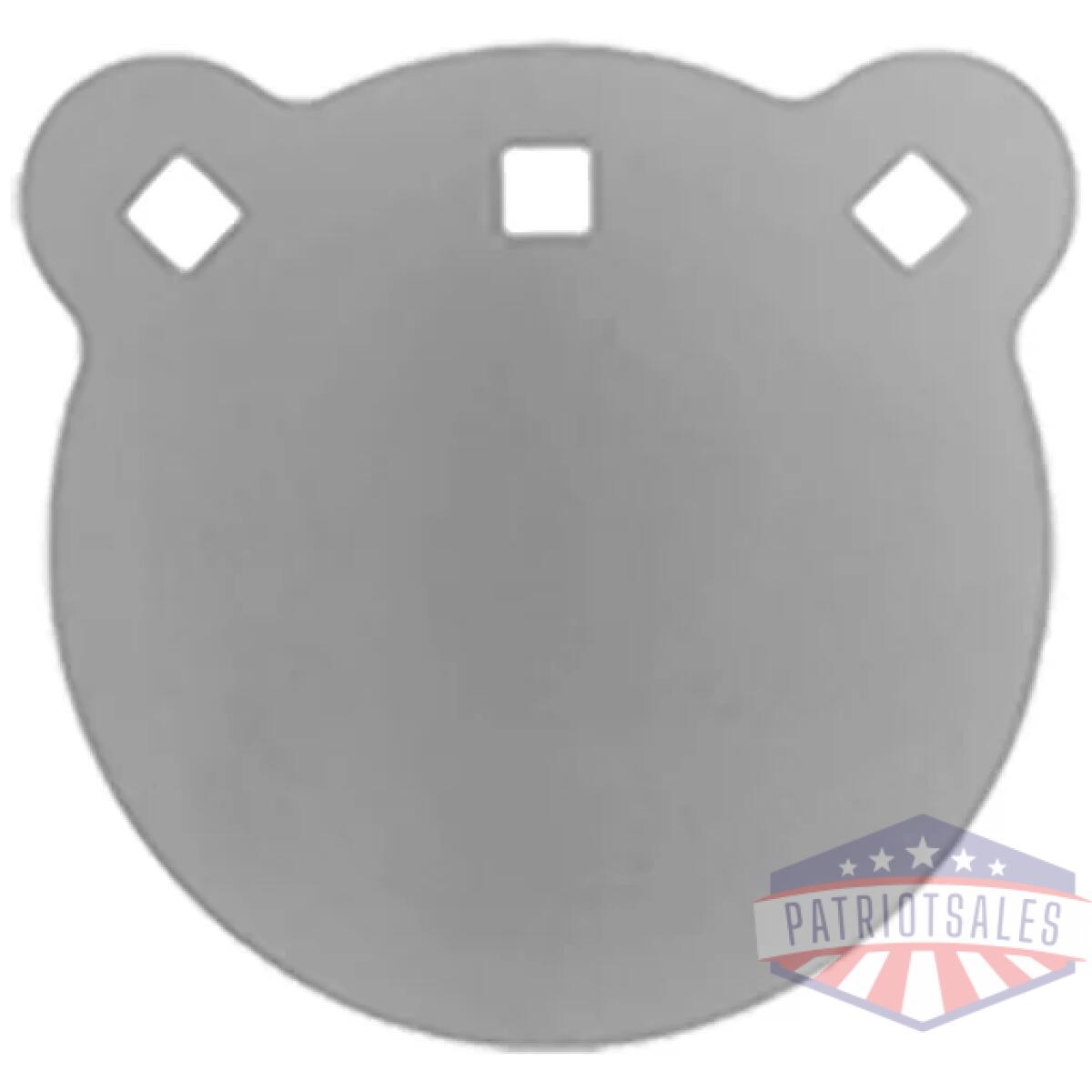 B953-1. Webp - bash target ar550 gong target - round 6"-1/2" thick - b953 1