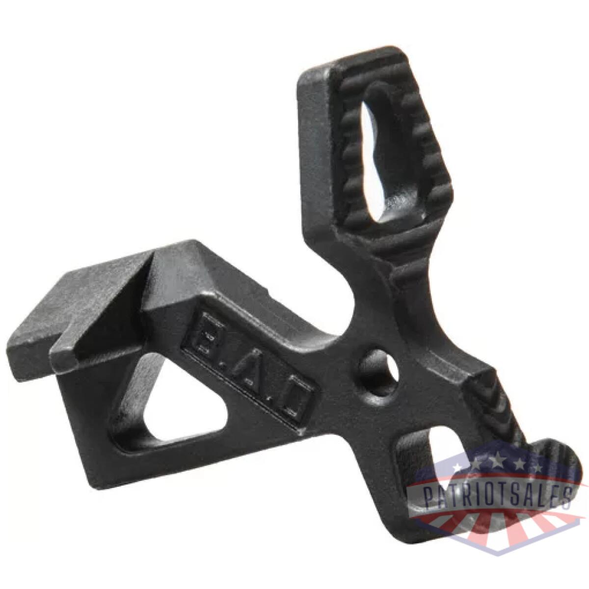 Bad025389. Webp - battle arms enhance bolt catch - cast steel black - bad025389