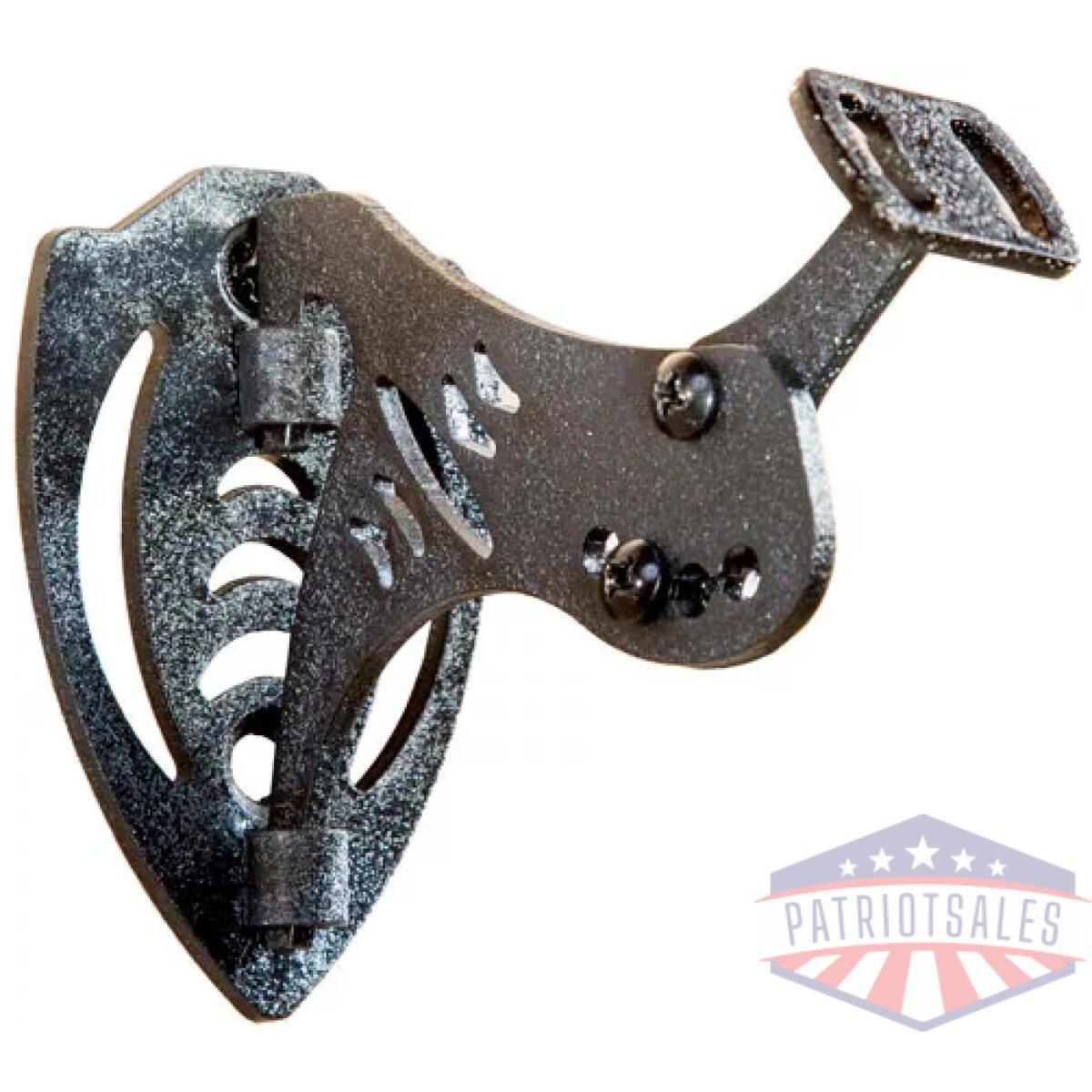 Bbassyblk_1. Webp - skull hooker bone bracket - black - bbassyblk 1