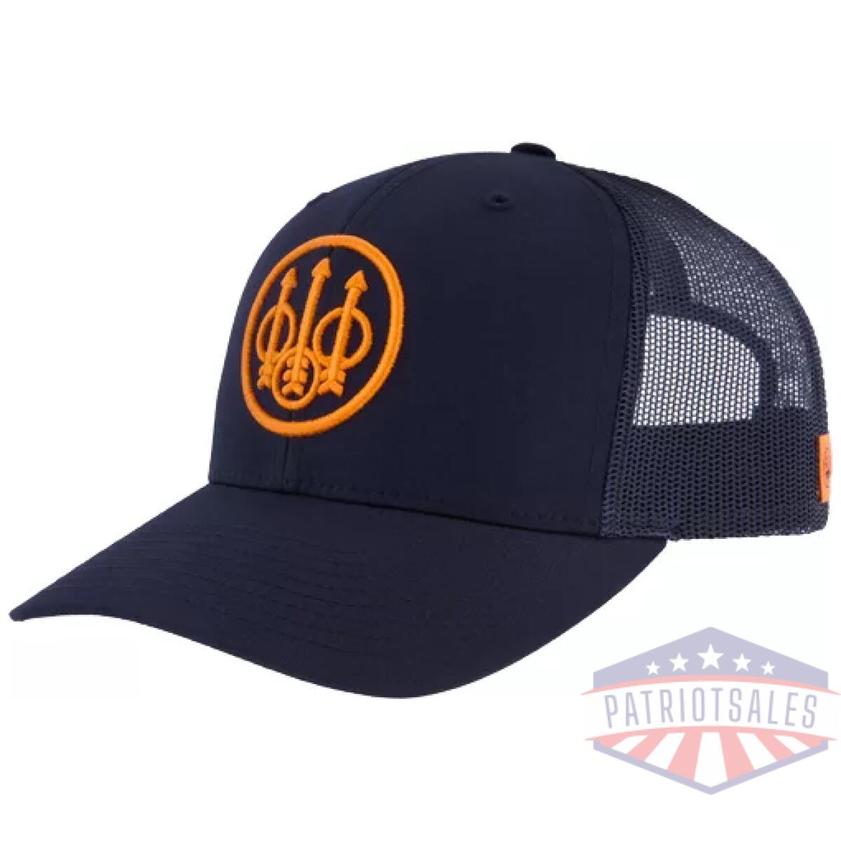 Bc020t16520505. Webp - beretta cap straightpull trckr - circle patch mesh back navy - bc020t16520505