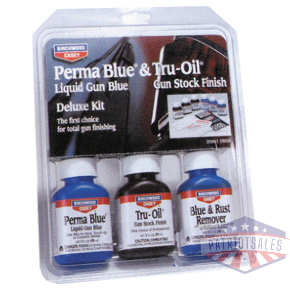 Bc20001. Gif - b/c deluxe perma blue/tru-oil - complete finishing kit - bc20001