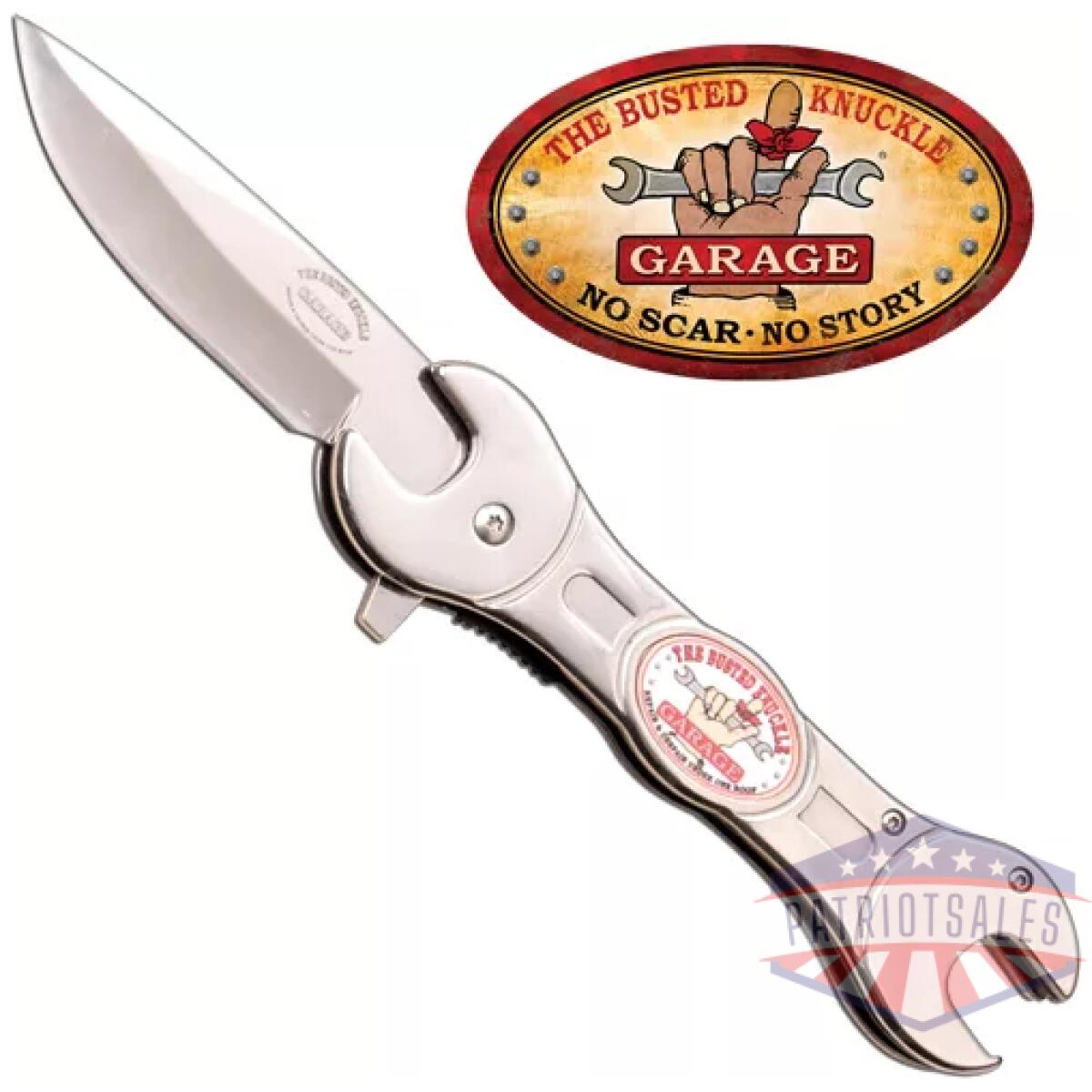 Bkga004p_2. Webp - mc busted knuckle 3" drop - point stainless/stainless - bkga004p 2