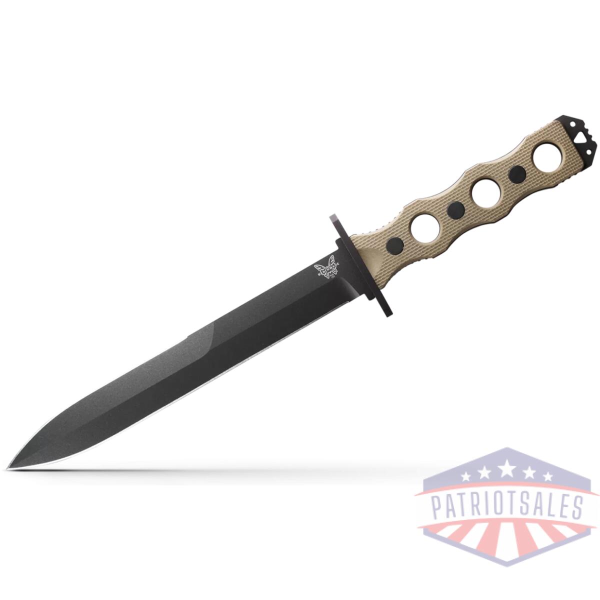 Bm-185bk-1. Webp - socp fixed blade, sheath - bm 185bk 1