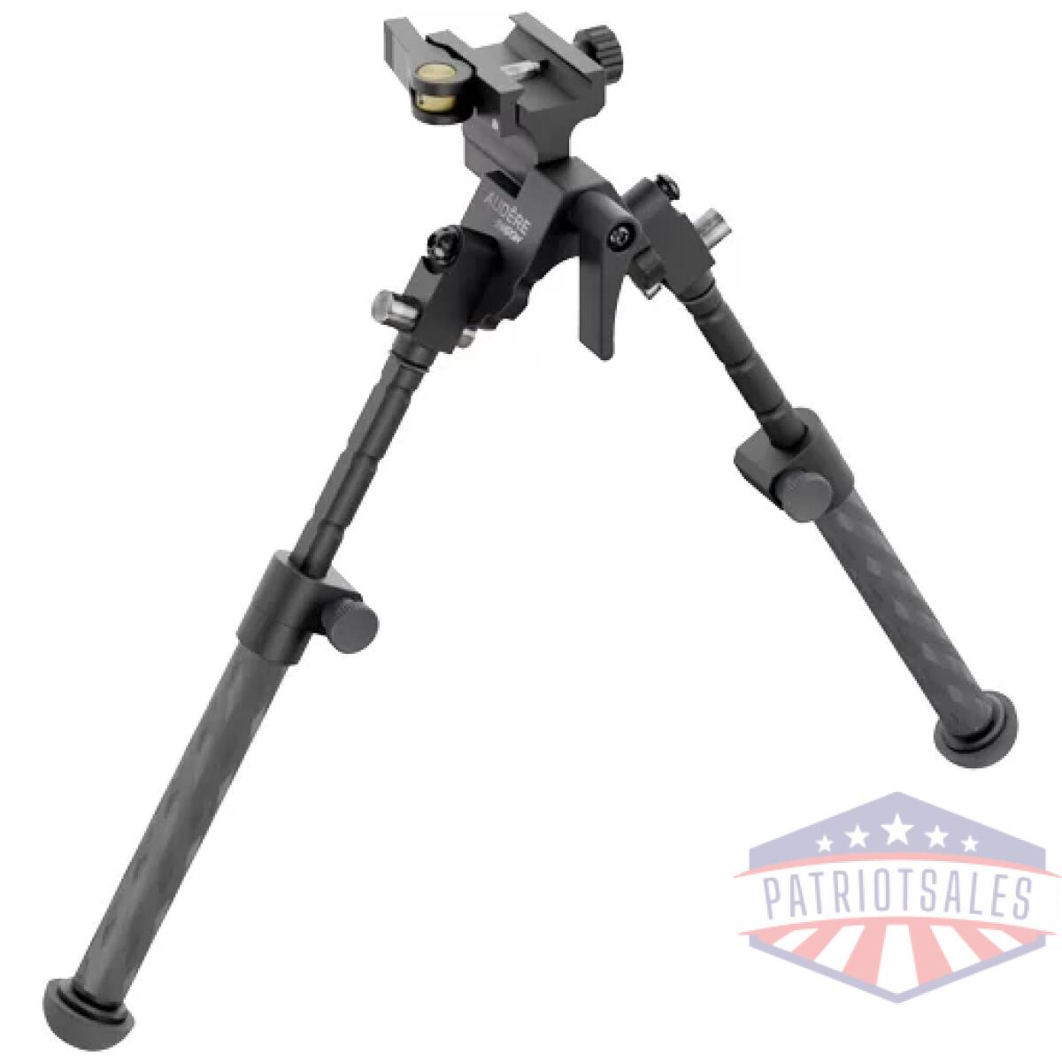 Bp0001a_extended. Webp - audere shadow bipod 10 oz. - picatinny mount carbon fiber - bp0001a extended