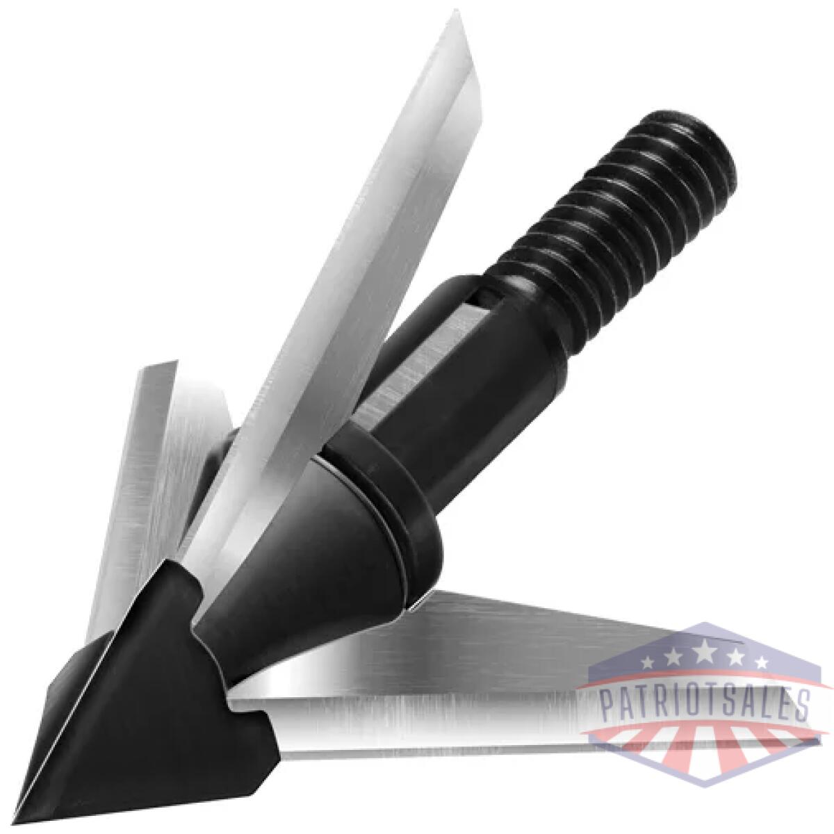 Bx125s. Webp - qad exodus broadhead 125gr - 1. 25" cut swept blade 3pk - bx125s