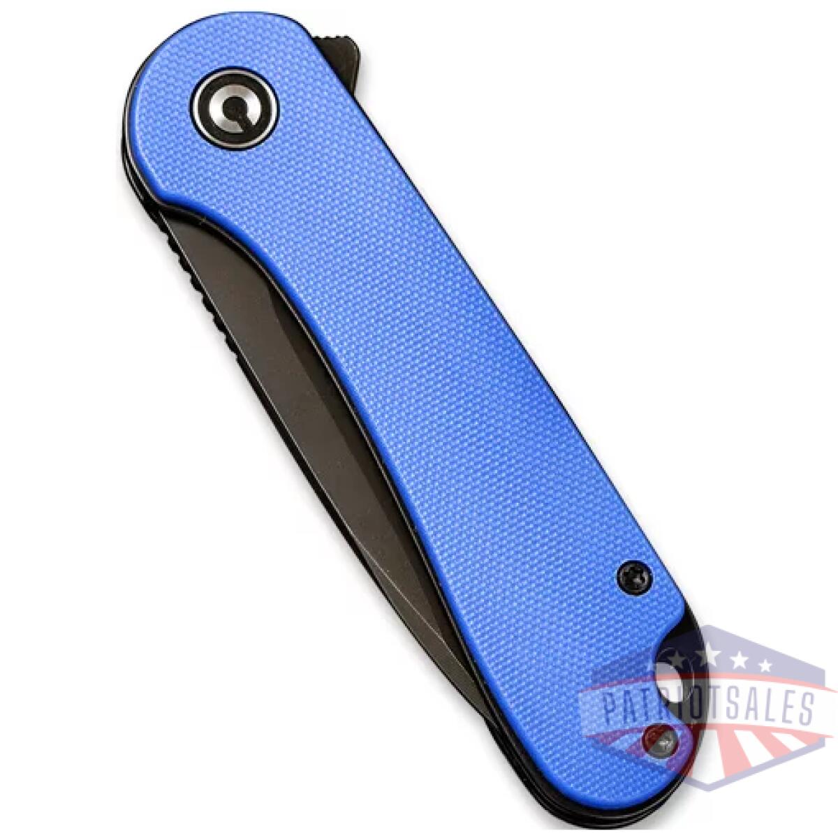 C907x_closed. Webp - civivi knife elementum 3. 47" - blue g-10/black stonewash d2 - c907x closed