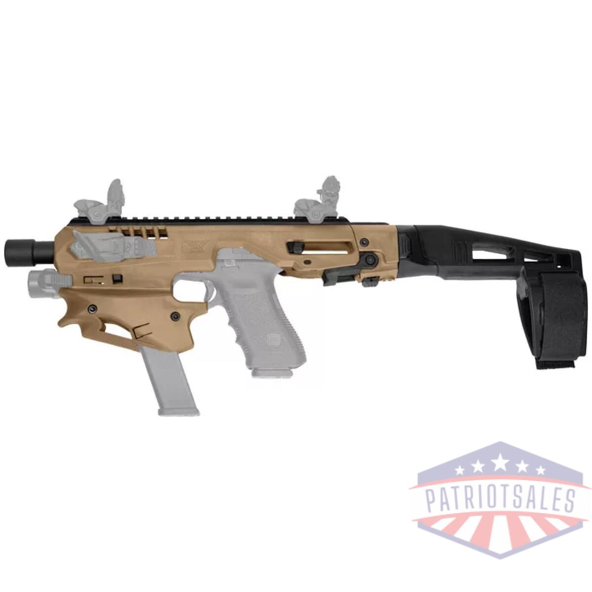 Caamckt-1. Webp - caa mck micro conversion kit - for glock 9/40 brace tan/fde - caamckt 1