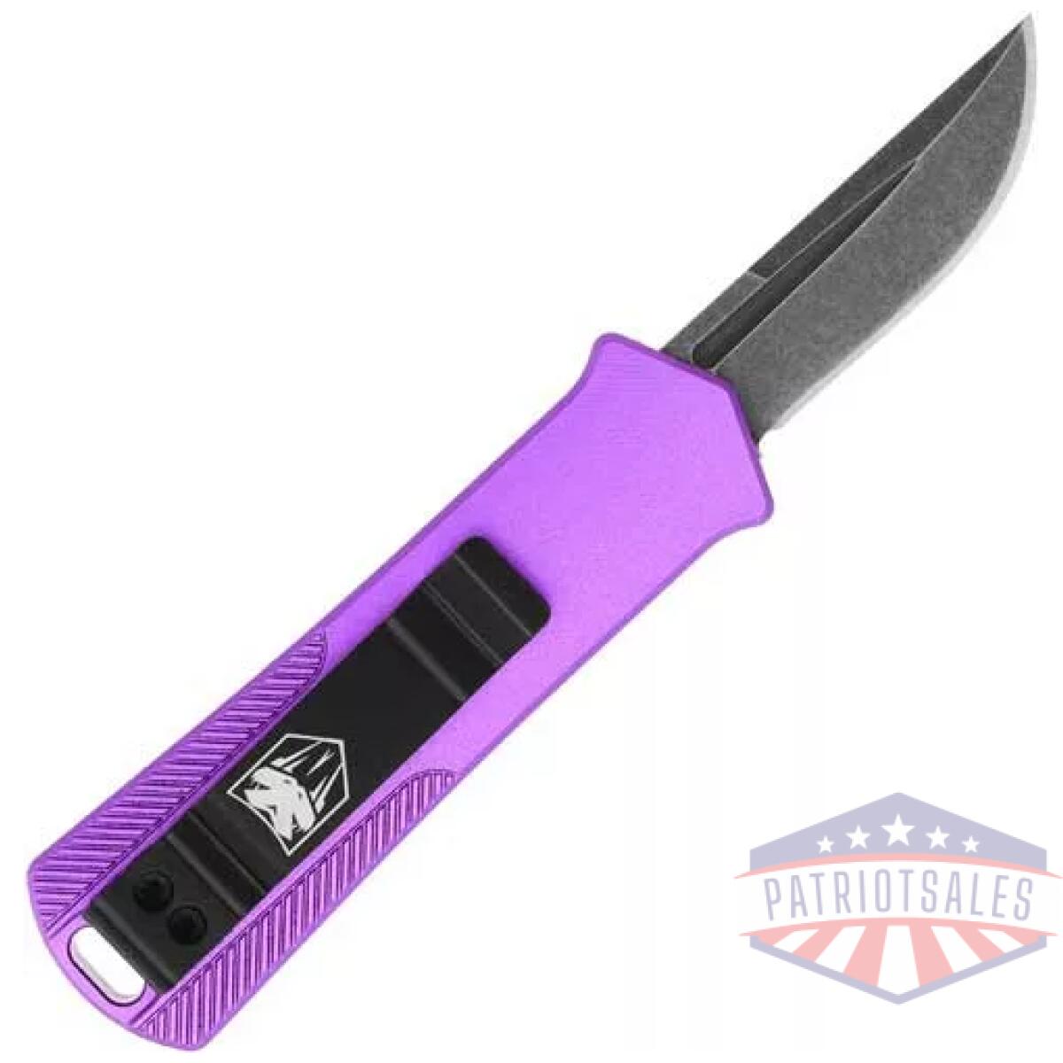 Cali952purdns_clip. Webp - cobratec california 952 otf - purple 1. 75" d2 steel drp pnt - cali952purdns clip