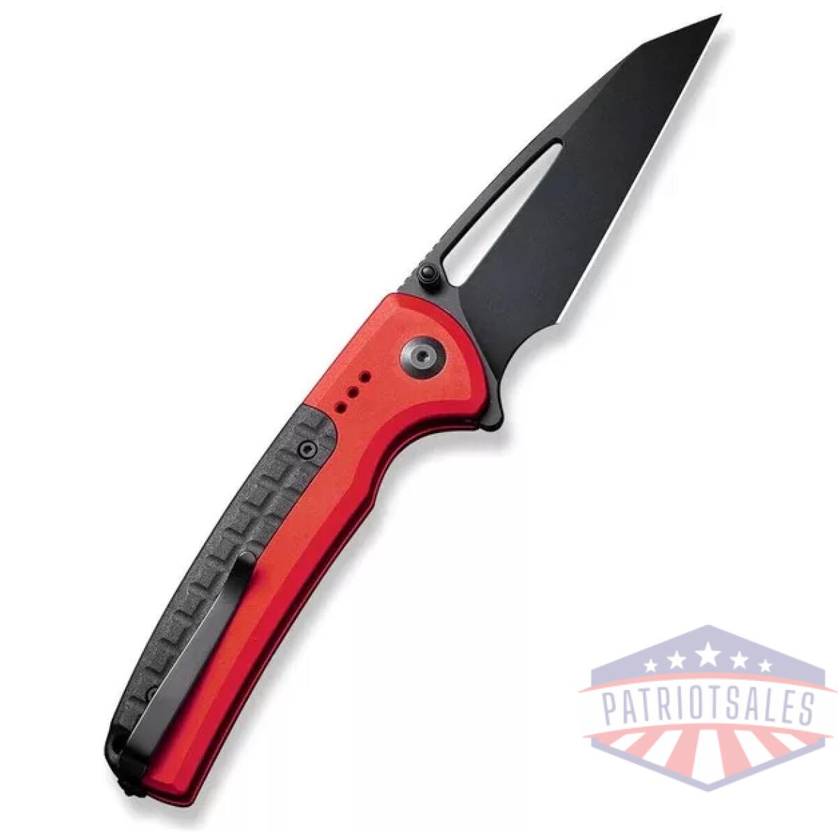 Civ-c22025b-1. Webp - civivi sentinel strike flipper & thumb stud & button lock knife aluminum & frn handle (3. 7"" k110 blade) c22025b-1 - civ c22025b 1